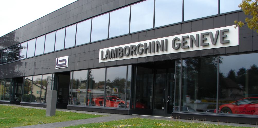 garage lamborghini geneve