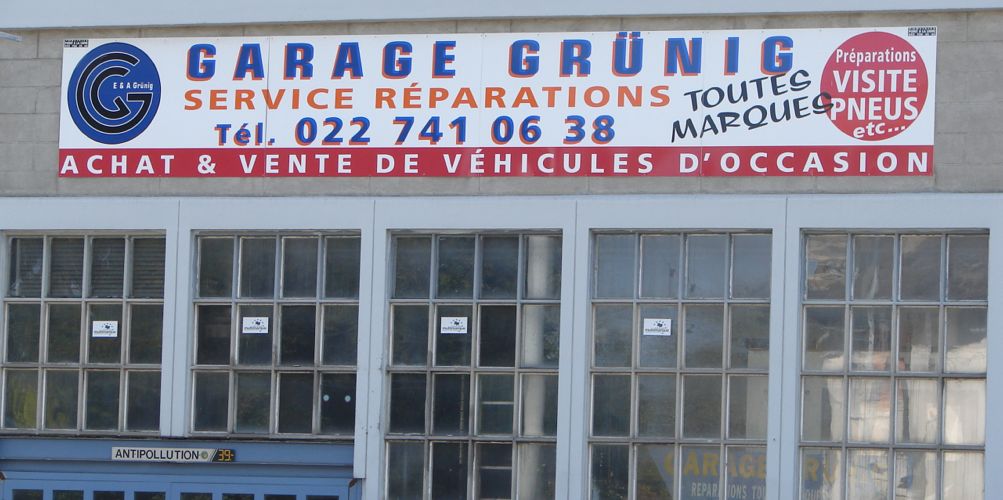 garage grunig 1203 geneve