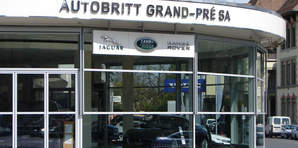 garage land rover volvo geneve