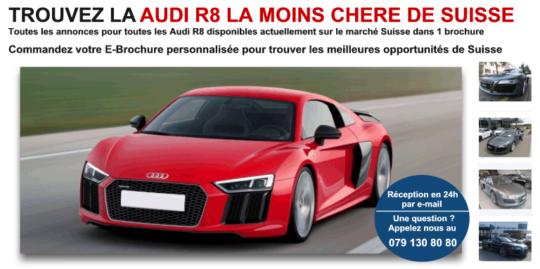 audi r8 pas cher suisse