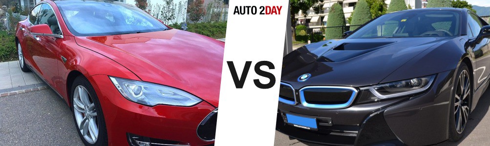 bmw i8 vs tesla model s p85d