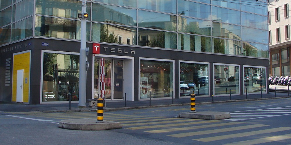 garage tesla geneve rive