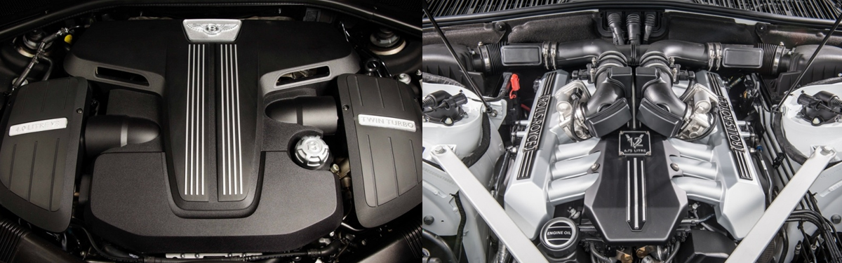 bentley continental gt vs rolls royce wraith motorisation