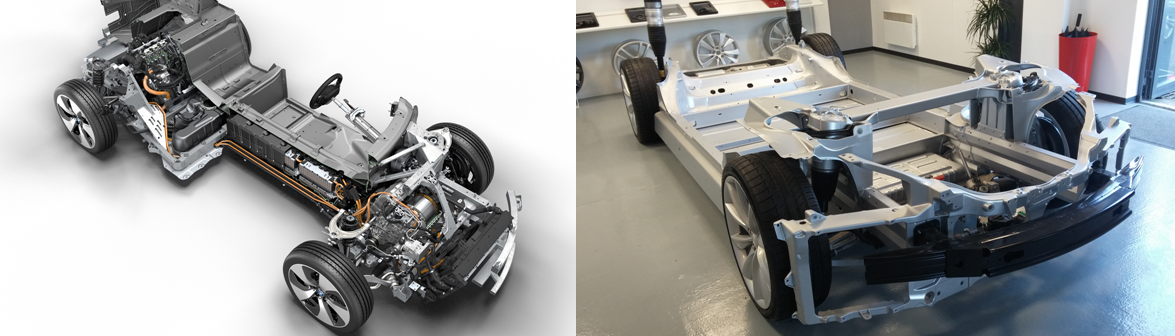 bmw i8 vs tesla model s p85d motorisation