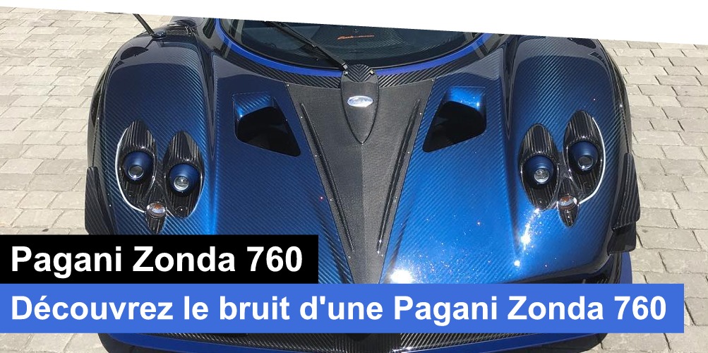 bruit pagani zonda 760