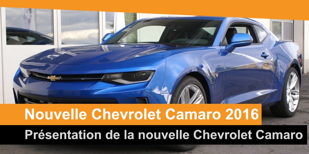 avis et comparatif chevrolet camaro 2016 suisse