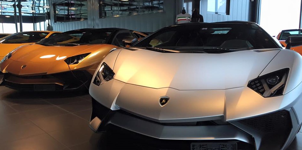 interieur concession lamborghini geneve