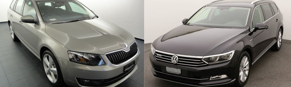 vw passat 2017 vs skoda octavia 2017 avis et comparatif sur lexterieur