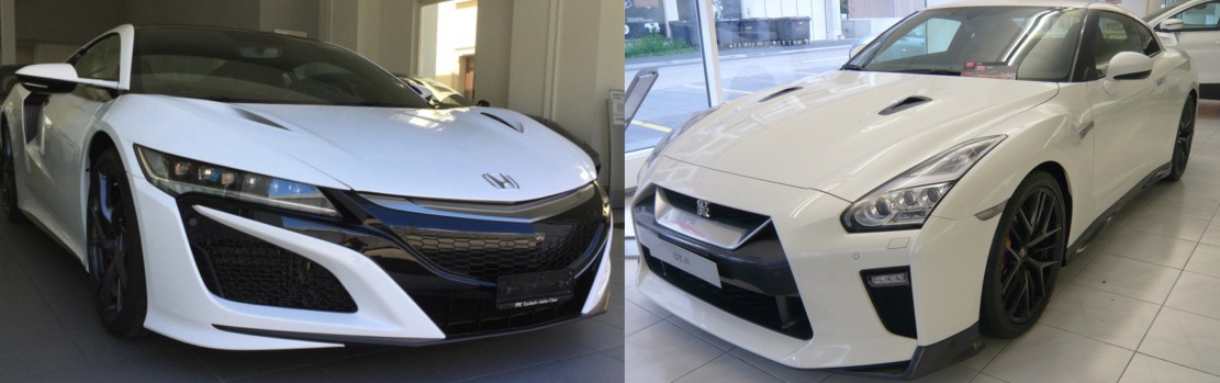 honda nsx 2017 vs nissan gtr 2017 avis exterieur sur la meilleure voiture