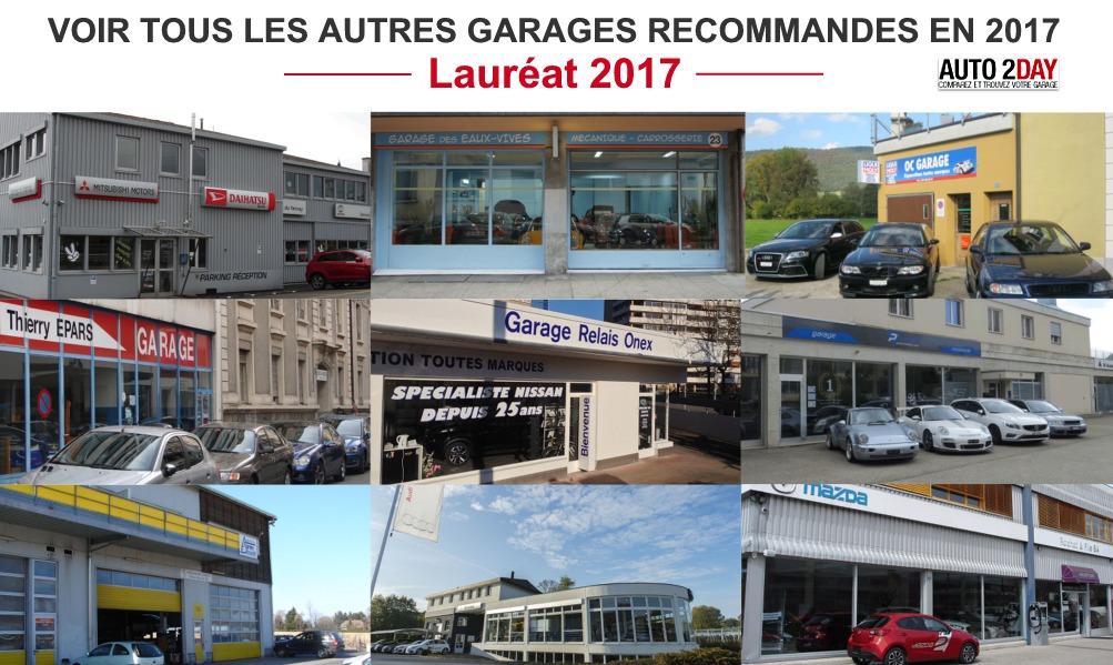 les meilleurs garages automobiles 2017 suisse